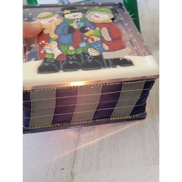 Seasons holidays light up snow family Xmas home decor figure - Picture 8 of 8